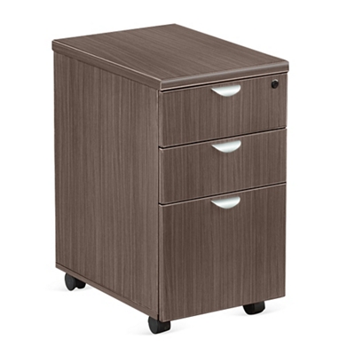 Esquire 16"W Three Drawer Mobile Pedestal