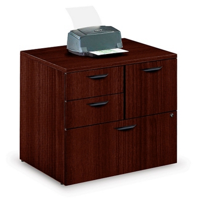 Contemporary Combination File Cabinet By Nbf Signature Series