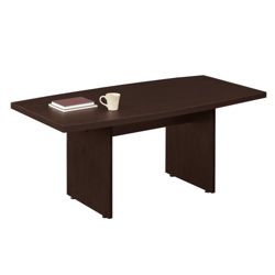 6' Boat-Shaped Conference Table