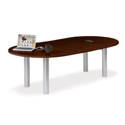 10' W Racetrack Conference Table with Data Ports