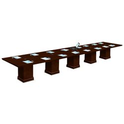 Fulton Sixteen Seat Conference Table - 20'L