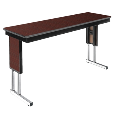 Adjustable Height Folding Leg Seminar Table - 72" x 18"