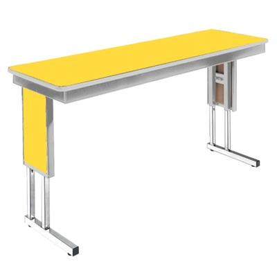 Adjustable Height Folding Leg Seminar Table - 96