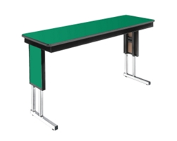 Adjustable Height Flip Top Whiteboard Table - 60