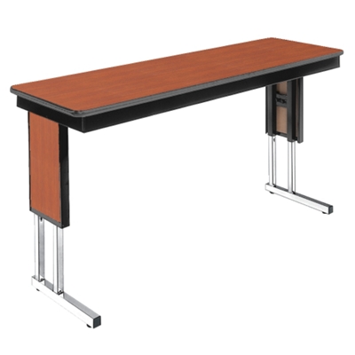 Adjustable Height Folding Leg Seminar Table - 96" x 24"