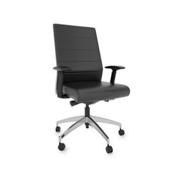 Freeride Executive Faux Leather Chair with Lumbar Support