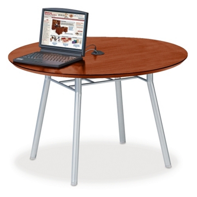 42" Round Conference Table with Data Port