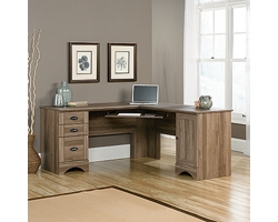 Harbor View Corner L-Desk with Reversible Storage 66"W x 22"D