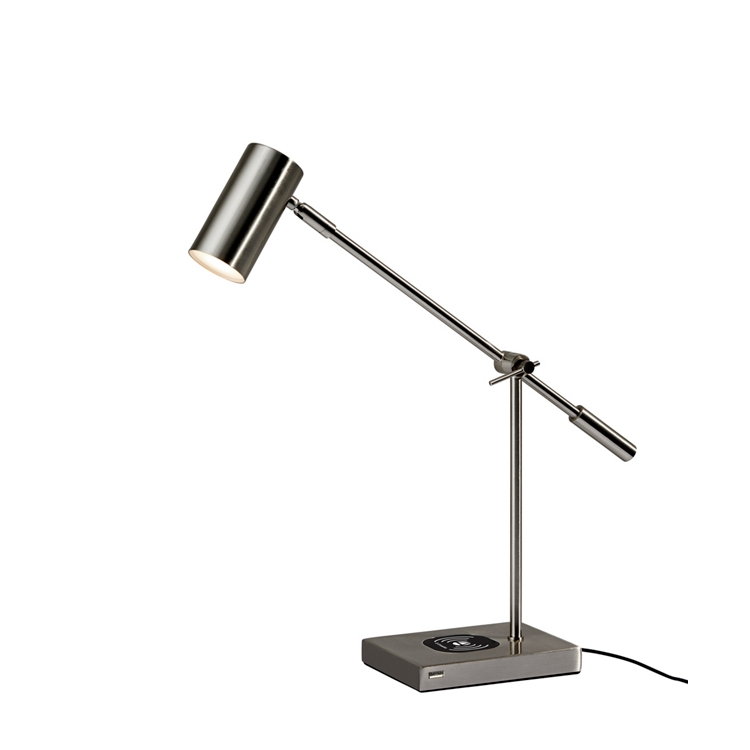Multi-Use LED Desk Lamp with Wireless Charging Pad