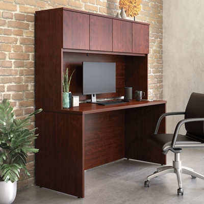 Affirm Desk w/ Hutch – 59"W x 29.5"D x 65"H