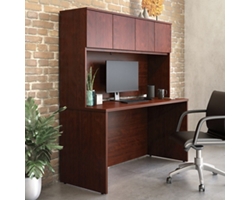 Affirm Desk w/ Hutch – 59"W x 29.5"D x 65"H