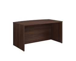 Affirm Bowfront Desk - 59"W x 34"D