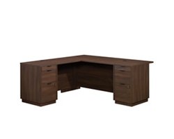 Palo Alto Executive L-Shaped Desk - 71"W x 71"D