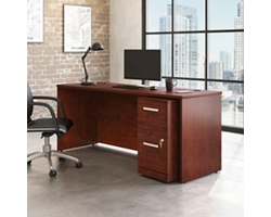 Affirm Desk w/ 2-Drawer Mobile File Pedestal – 71"W x 29.5"D
