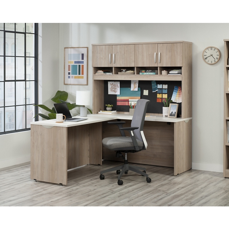 ラピスパイワン②デスク Via Reversible L-Shaped Desk with Hutch - 60