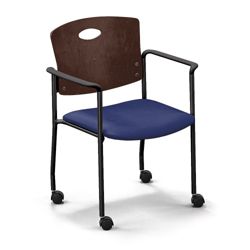 Strata Standard Chair with Arms and Casters