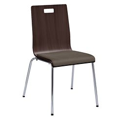 Barista Armless Cafe Chair with Padded Seat