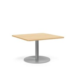 36" Square Breakroom Table with Pedestal Base