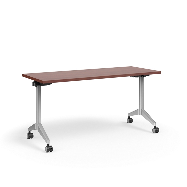 Pirouette Rectangular Flip-Top Training Table - 60