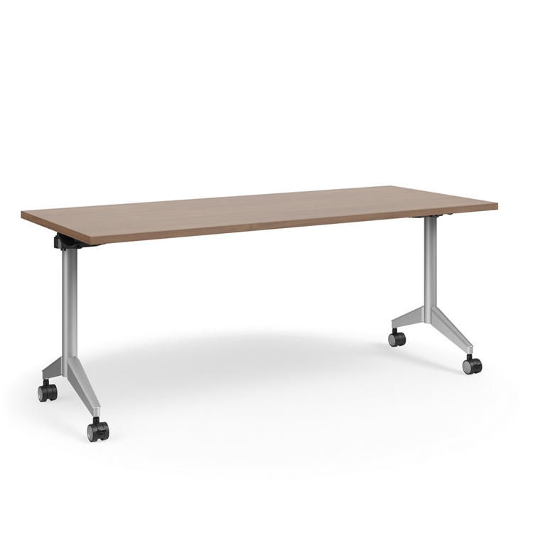 Pirouette Rectangular Flip-Top Training Table - 72