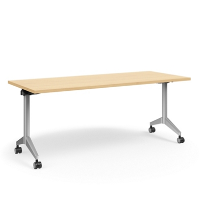 Pirouette Rectangular Flip-Top Training Table - 72