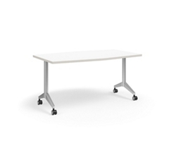 Pirouette Double Chevron Mobile Table - 60"W x 42"D