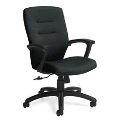 Fabric Medium Back Chair