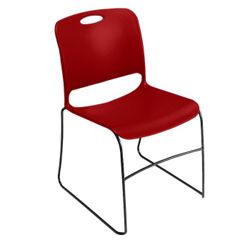 Poly Stack Chair without Glides 19.25"W x 31.5"H
