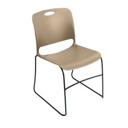 Poly Stack Chair without Glides 18"W x 31.5"H