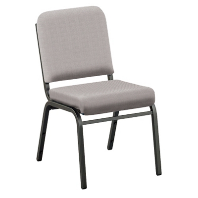 Solid Upholstery Armless Stack Chair