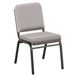 Solid Upholstery Armless Stack Chair