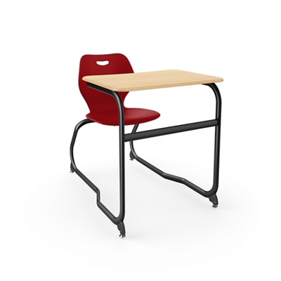 Intellect Wave Double Entry Student Tablet Desk