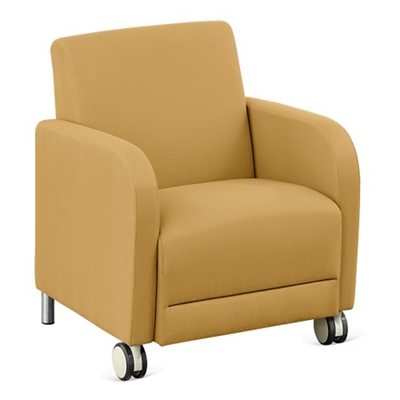 Parkside Guest Chair with Casters - 27"W