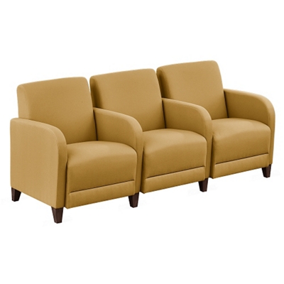 Parkside Three Seater with Center Arms - 75.5"W