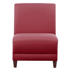 Parkside Armless Guest Chair in Polyurethane or Fabric - 21"W