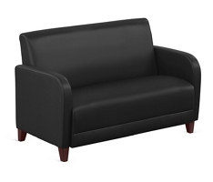 Parkside Loveseat in Faux Leather - 50"W