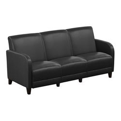 Parkside Sofa in Faux Leather - 69.5"W