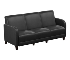 Parkside Sofa in Faux Leather - 69.5"W