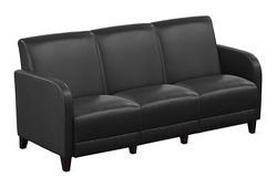 Parkside Sofa in Faux Leather - 69.5"W