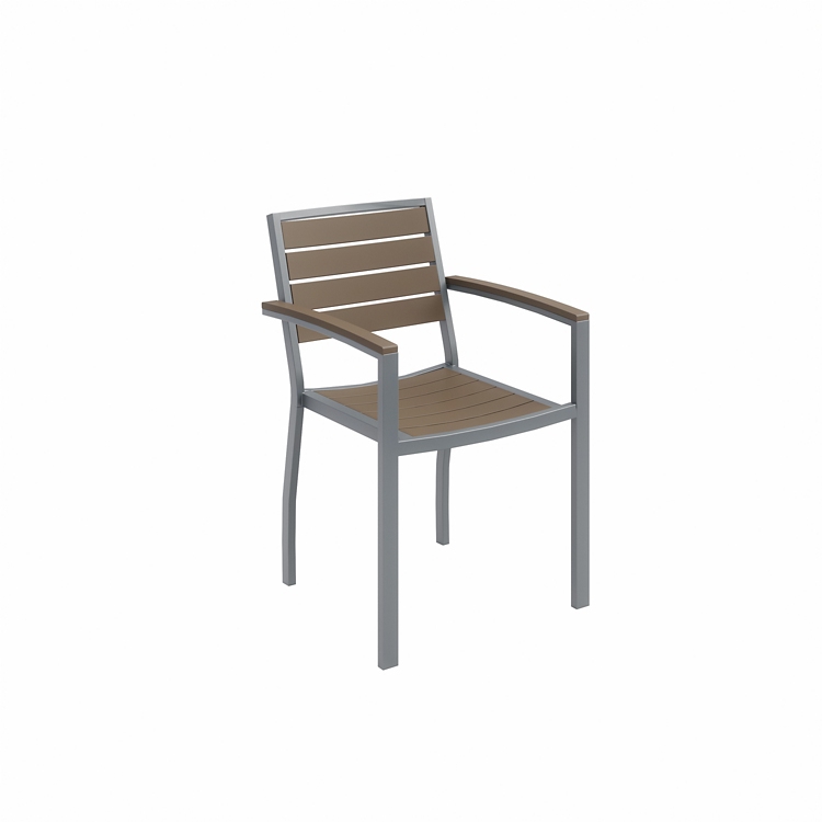 Eveleen Outdoor Cafe Chair with Arms