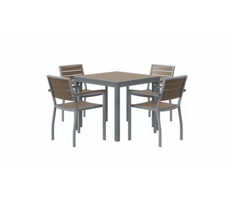 Eveleen Four Seat Outdoor Patio Table Set