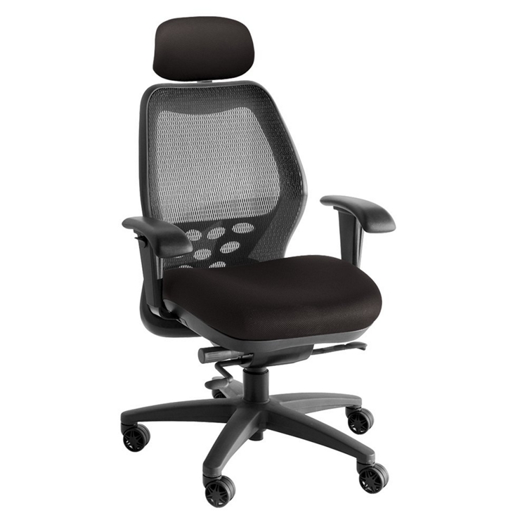 SXO Mid-Back Mesh Chair with Headrest