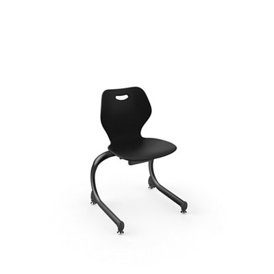 White discount cantilever chair