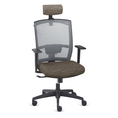 Ambient Executive High Back Chair with Headrest and Hanger