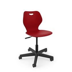 Adjustable Height Mobile Student Task Chair - 16.5"-21.5"H Seat
