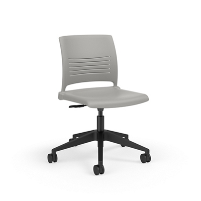 Armless Plastic Task Chair