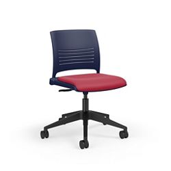 Armless Task Chair with Fabric Seat