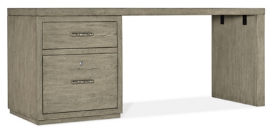 Linville Falls Desk with Files - 72"W x 24"D