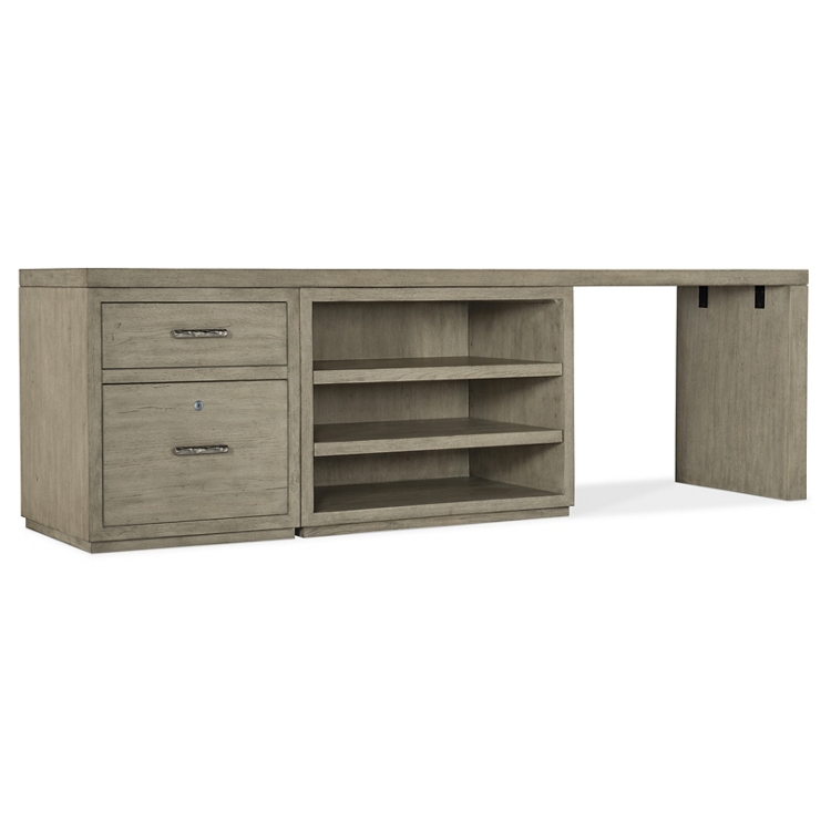 Linville Falls Desk with Combo Storage - 96