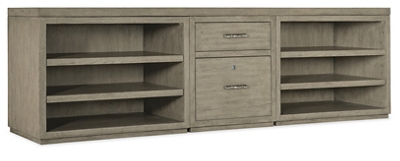 Linville Falls Credenza with Combo Storage - 96"W x 24"D